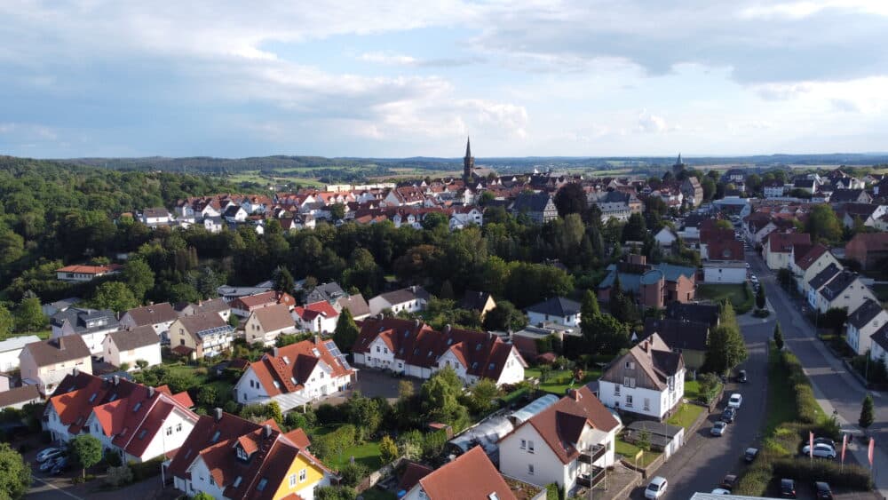 Luftaufnahme von Grünberg